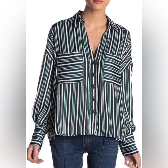 Free People Mad About You Button Down - Picture 1 of 7